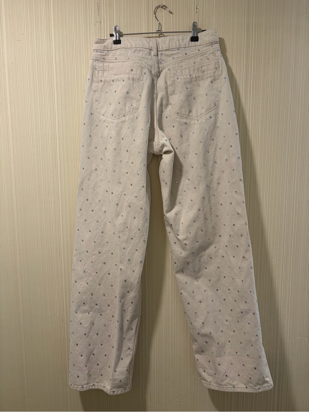 Pilcro Sparkle Relaxed Cuff Jeans - Picture 3 of 5